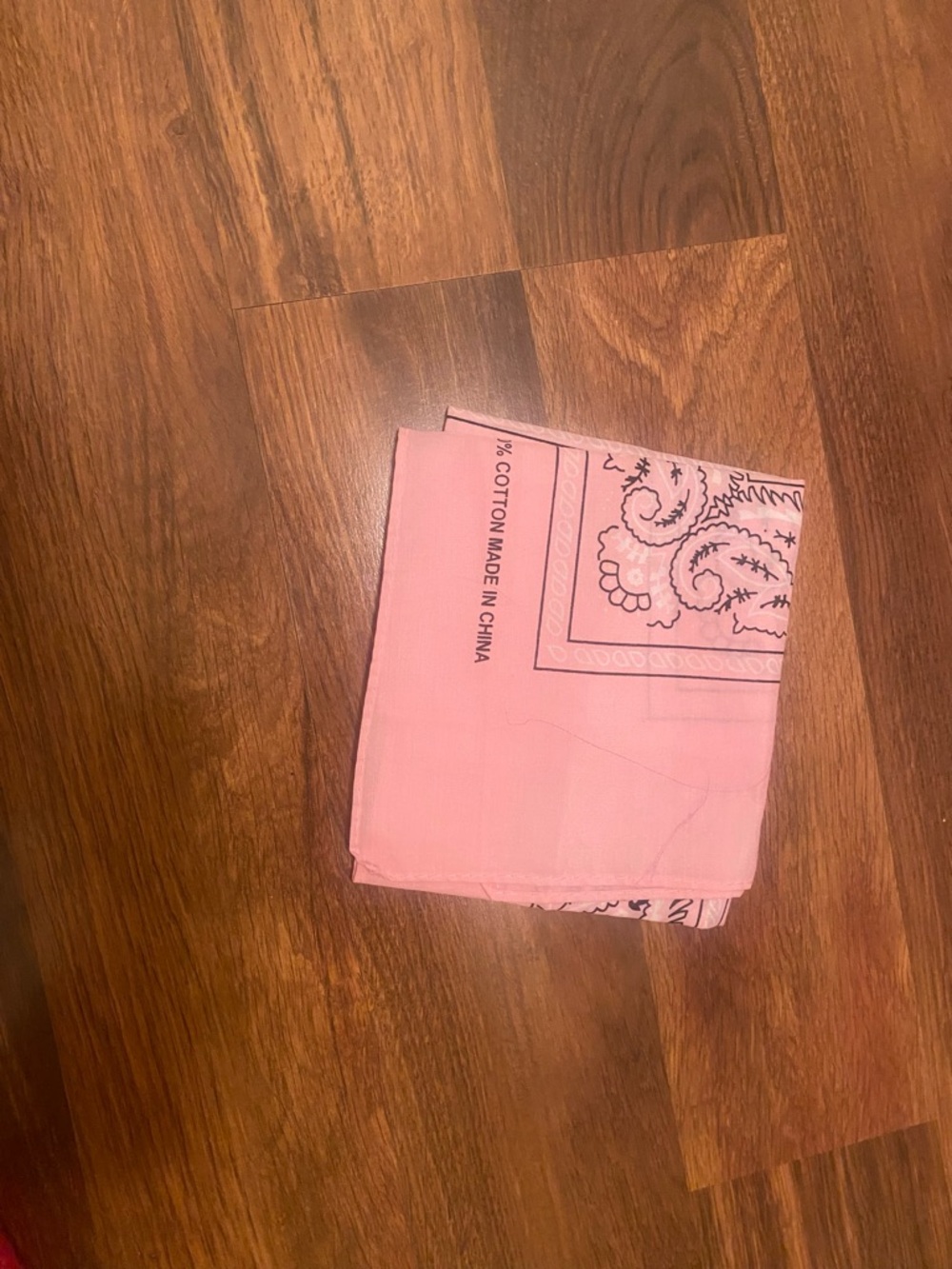 Pink Paisley Cotton Bandana - Pink